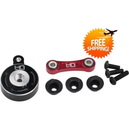 Hot Racing Aluminum Servo Saver with Fix Link Steering for Arrma 1/10 4WD Granite Mega