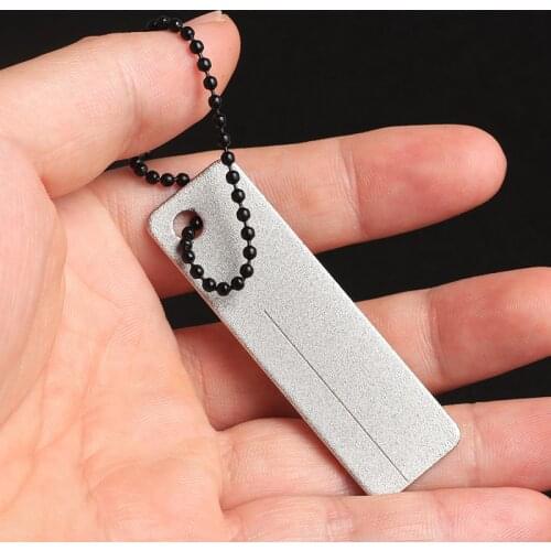 Small Craftsmanship Ultra-thin Diamond Sharpeners Fish Hooks Grinding Knife Stone Outdoor Portable EDC Can Be Linked To Keychain