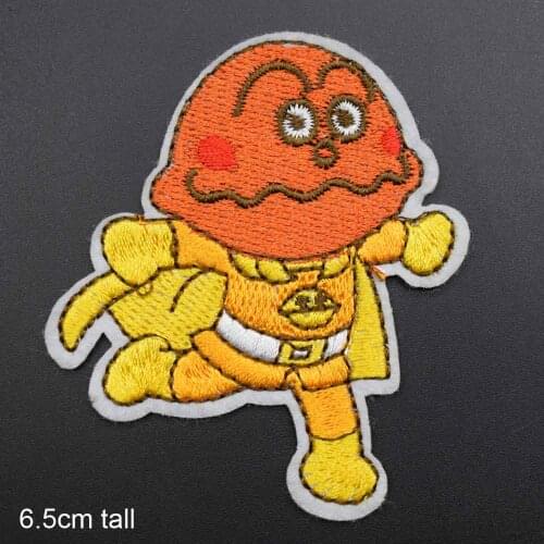 Big Mouth Trotting Hamtaro Anpanman Cartoon Anime Iron on Lovely Embroidered Cloth Patch For Girls Boys Clothes Stickers