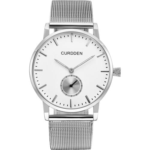 2020 New Brand CURDDEN Minimalist Watches Men Full Stainless Steel Simple Casual Quartz Watch Relogio Masculino Marca Original