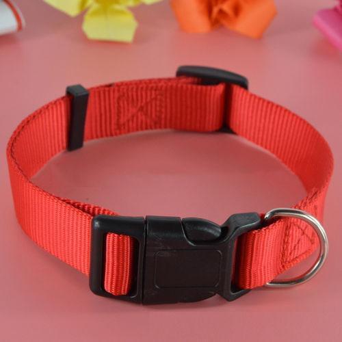 Nylon Pet Collar Adjustable Dog Puppy Cat Pet Safety Nylon Necklace Fashion Buckle Neck Collar pet Harnesses