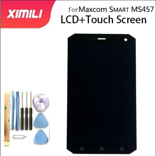 Original 5INCH For Maxcom SMART MS457 LCD Display Touch Screen Digitizer Assembly parts
