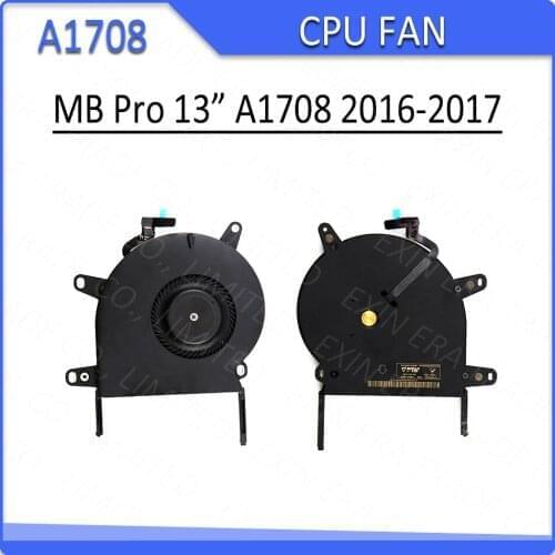 Genuine Laptop A1708 CPU Cooler Cooling Fan for Apple MacBook Pro Retina 13'' A1708 Fan 2016 2017 Year