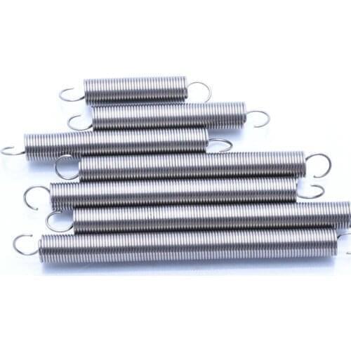 Tension Spring, Coil Extension Spring, Hook Draught Spring, Pullback Spring Wire Diameter 2.0mm Outer Diameter 20mm