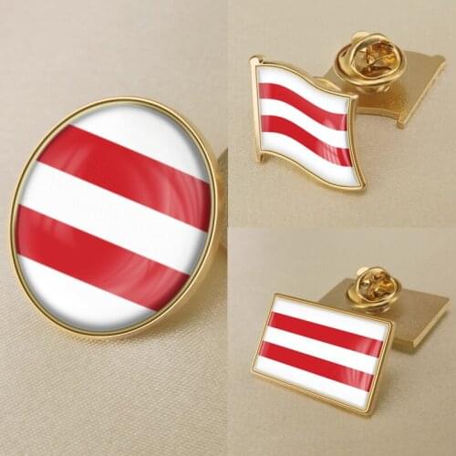 Raiatea of France Flag Brooch Badges Lapel Pins