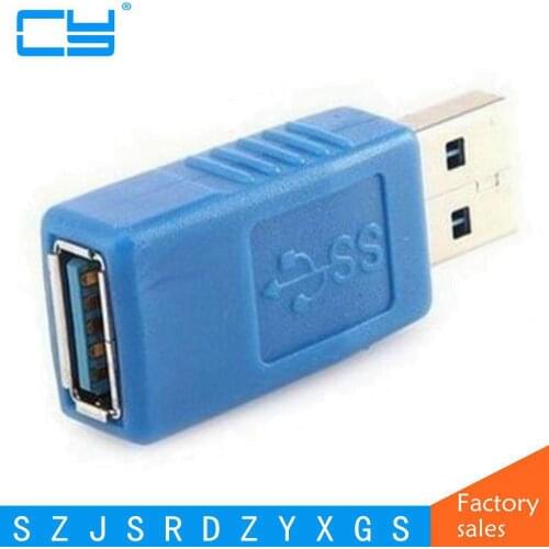 Robotsky Fast Speed USB3.0 Type A Male to Female Connector Plug Adapter USB 3.0 Converter for Laptop U Disk USB Flash Drive