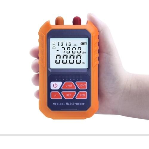 Ftth 3-in-1 handheld Fiber mini Optical Power Meter -70+3 dBm Laser source Visual Fau 5MW 5KM Network Cable Test