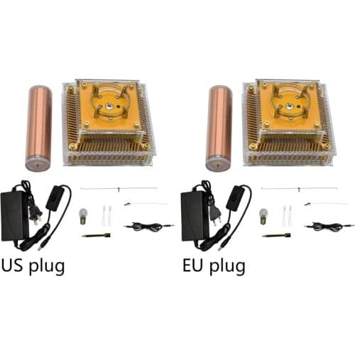 Tesla Coil Arc Experiment Plasma High Temperature High Pressure Plasma Magical Scientific Experiment Electronic DIY X37A