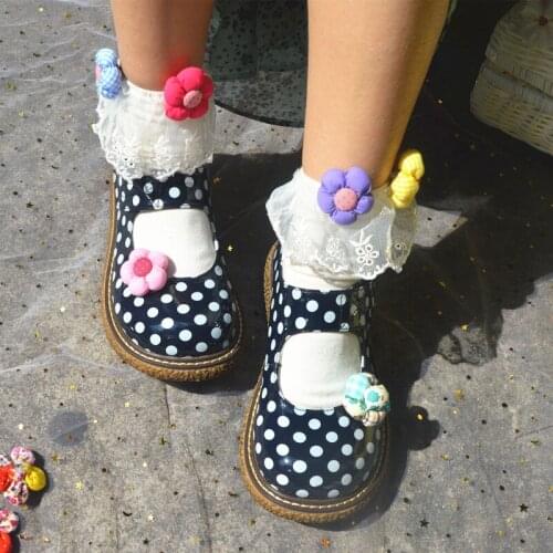 Sweet lolita shoes Japanese princess kawaii shoes round head thick bottom women fashion shoes kawaii girl lolita cosplay loli