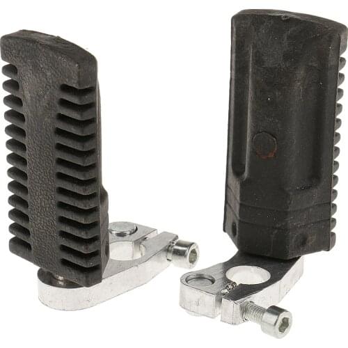 2 Pieces/Set Mini Board Floorboards Mount Adapters for 43cc 47cc 49cc Mini Pocket Pit Bikes (Black)