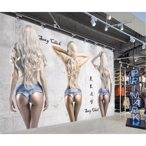 Beibehang papel de parede Custom Wallpaper 3d Photo Murals Nostalgic Vintage Beauty Wallpaper papel de parede 3d papier peint