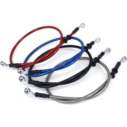 500mm - 1200mm Motorcycle Hydraulic Brake Hose Line Cable 10mm Banjo for Suzuki Yamaha honda Pipe Line Braided oil hose