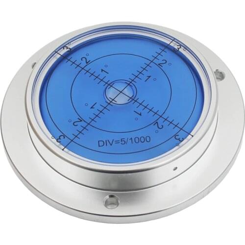 HACCURY Night vision function Metal Level Bubble Luminous Bubble Levels Size 80*2*15mm