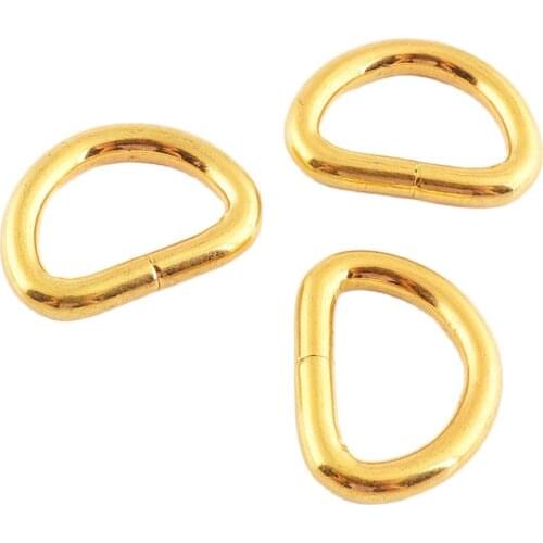 Metal D ring 19mm(3/4inch) Buckles Clasp Web Belt Backpack Bags Purse Shoes Garment Collar Sewing DIY Leather Handmade Craft