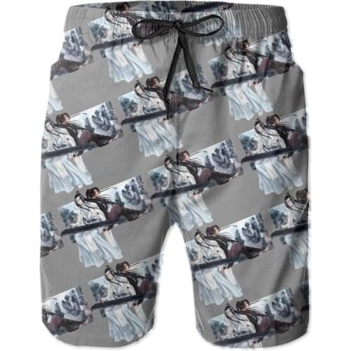 Summer Men Beach Shorts Breathable Quick Dry Novelty The Untamed Sports The Untamed Bromance 2 Pants