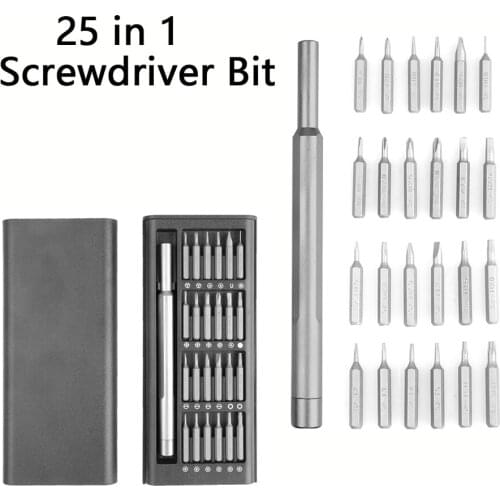 25 in 1 Screwdriver Set precision magnetic screw driver set Handle mobile phone maintenance tool Screwdrive Kit dropshipping