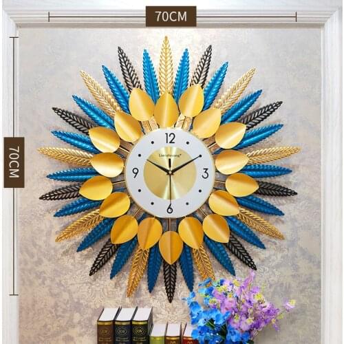 Wall clock living room home fashion creative bedroom personality art silent wall clock decoration wall clock modern luxury