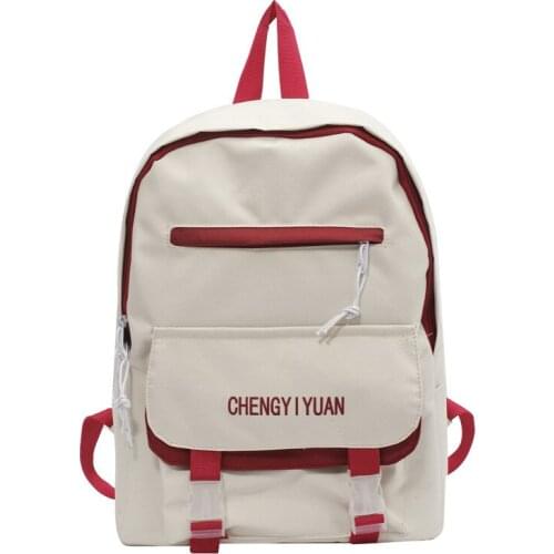 Korean Student Oxford Backpack Junior High School Student Cute Backpack School Bag Girl High-Capacity