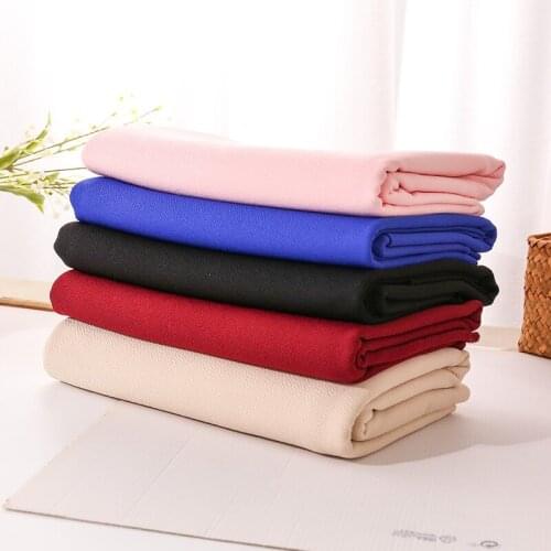 Blue Knitted Stretch Fabric Elastic Cloth For Sewing Ladies Dinner Dress Or Leggings 45*155cm/Piece