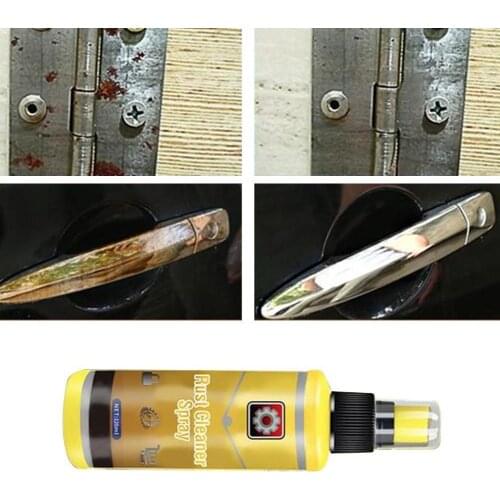 120ml Rust Cleaner Spray Car Maintenance Cleaning Rust Tool Cleaner Remov Lubricant Rust Car Cleaning Agent M2D4 Spray Anti F6V1