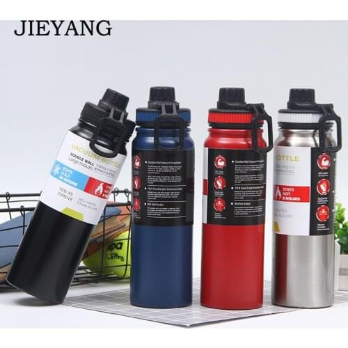 Thermal Mug Thermos Bottle Bike Cycling Water Drink Bottle Outdoor Sports Stainless Steel Portable Kettle Water Bottle Drinkware