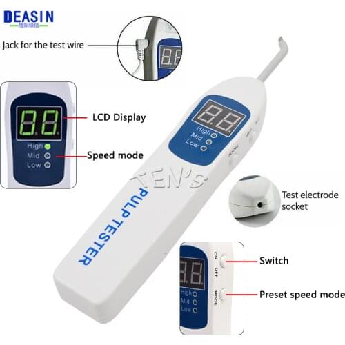 Dental Oral Teeth Nerve Vitality Endodontic Pulp Tester Testing Medical Tooth Vitality Tester Clinic Tooth State Tester Tool Lab