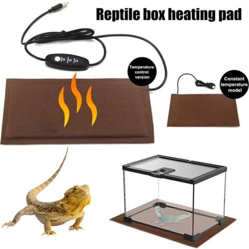 USB Reptiles Box Heat Mat Climbing Pet Warm Heating Pads Blanket Adjustable Temperature Controller Mats Reptiles Supplies