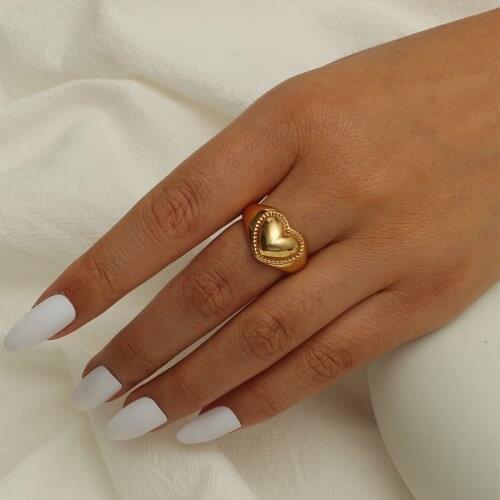 MANGOSKY Cute Style Opening Ring Silver Gold Color Engagement Ladies Ring