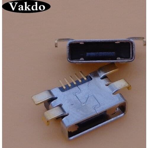 1-100pcs Micro USB Jack 5P 5pin micro female 5 pin Charging Socket Connector V8 Port Charging Data Plug replacement repair parts