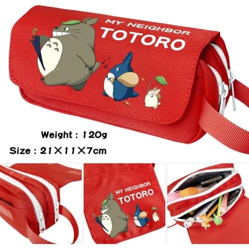 2021 My Neighbor Totoro Large Capacity Pencils Cases School Pen Case Supplies Pencil Bag School Box Pencils Pouch Stationery