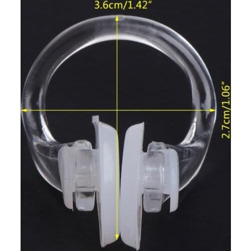 3pcs Silica Gel Swimming Watertight Nose Clip Swim Fitness Pool PC Nasal Splint