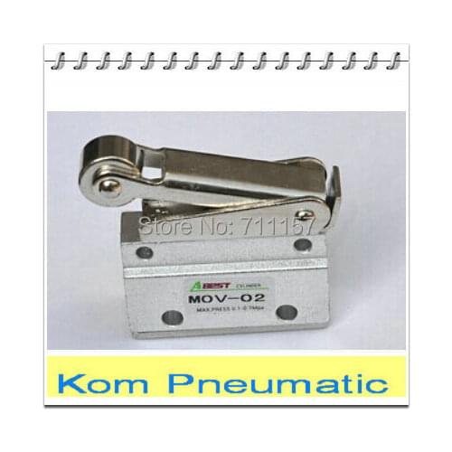 5pcs Free Shipping Roller Lever / Wheel Switch Mechanical Valve, 1/8" Thread MOV - 02 Hand Control Air Valve