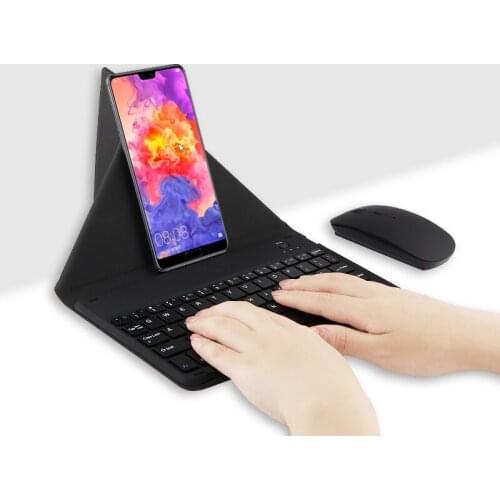 Bluetooth Keyboard For Huawei P Smart Honor 8X 9 10 8 lite 6x 7X 6A 6C 7A 7C Pro honor8/9/10 Mobile phone Wireless keyboard Case