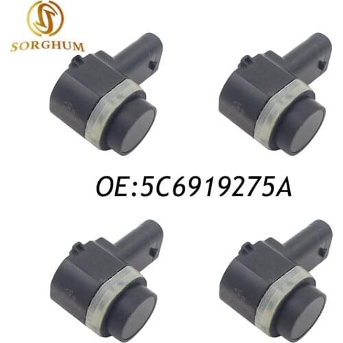4PCS PDC Parking Sensor For Audi A5 VW Beetle Jetta Vento 2012-2014 2015 5C6919275A