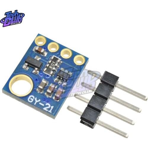 Humidity Sensor with I2C IIC Interface Si7021 Industrial High Precision GY-21 Temperature Sensor Module Low Power CMOS 3-5V