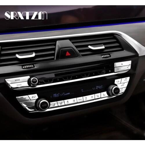 For BMW G30 G38 5 Series Strip Air Conditioning CD Panel Decorative Button Cover Stickers Trim