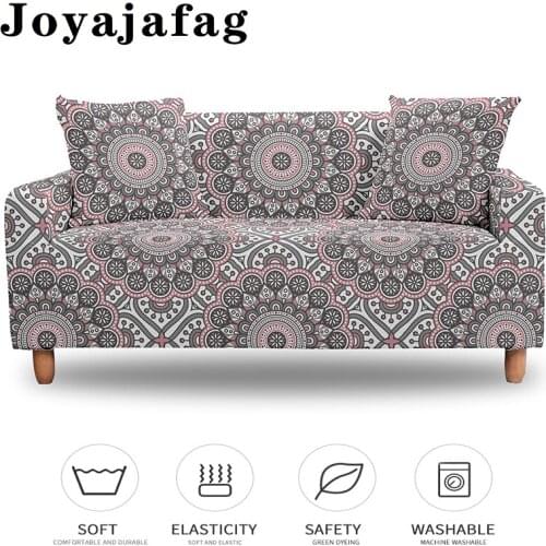 Bohemia Mandala Sofa Cover For Living Room Stretch Elastic Couch Covers Universal L Shape Corner Slipcovers 1/2/3/4 Seater