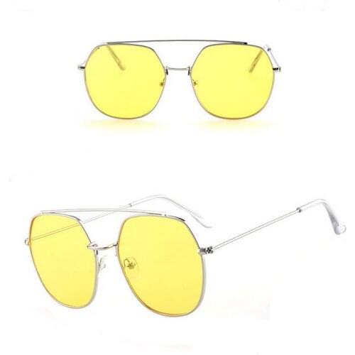 Jyjewel Women Men Round Reflective Sunglasses Spectacles Male Female Metal Frame Lens Rainbow Sun Glasses Shade De Sol UV400