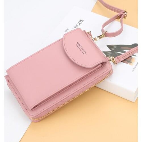 Fashion Women PU Leather Clutch Bag Brand Designer Long Wristlet Wallet Girls Solid Color Coin Purse Card Holder Bolsas Mujer