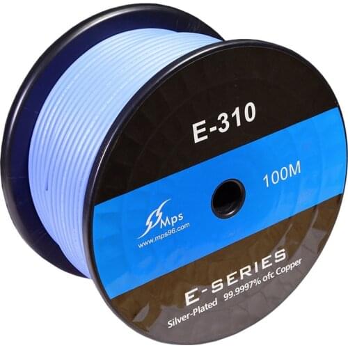 MPS E-310 99.9997% 5N Silver Plated OFC Audio Cable Wire Line For Hifi DIY Subwoofer RCA Signal Line Speaker XLR cable