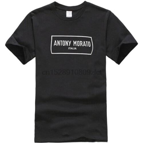 Mens Antony Morato Am Box Logo Black T-Shirt RRP