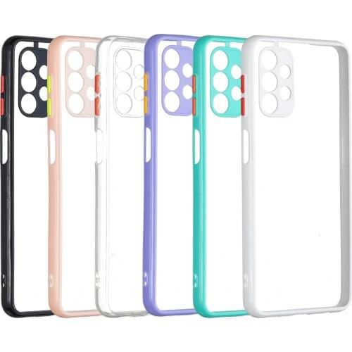 Soft Bumper Hard PC Clear Shockproof Phone Case for Samsung Galaxy A32 5G Transparent Phone Shell Cover
