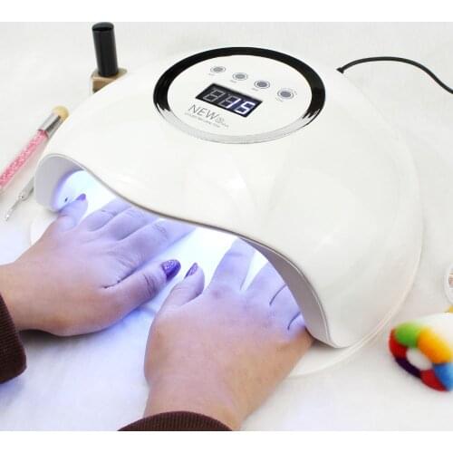 Noq New5 Plus UV LED Lamp For Nails Max72W For Manicure Gel Nail Dryer 36Leds Lamps Curing Varnish Dual Hands Smart Sensor
