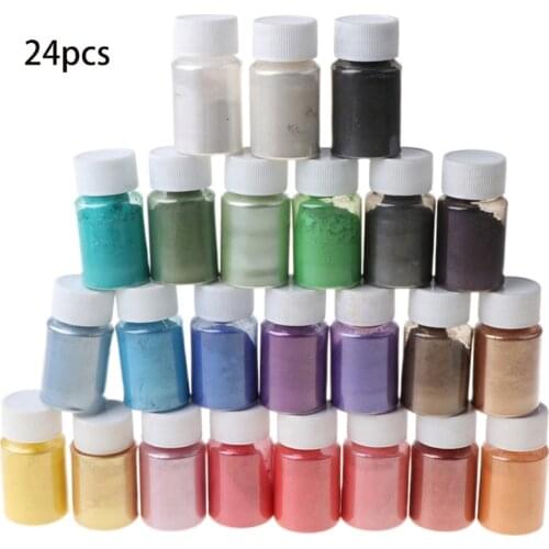 1 Set Pearlescent Mica Powder Epoxy Resin Dye Pearl Pigment DIY Jewelry Crafts