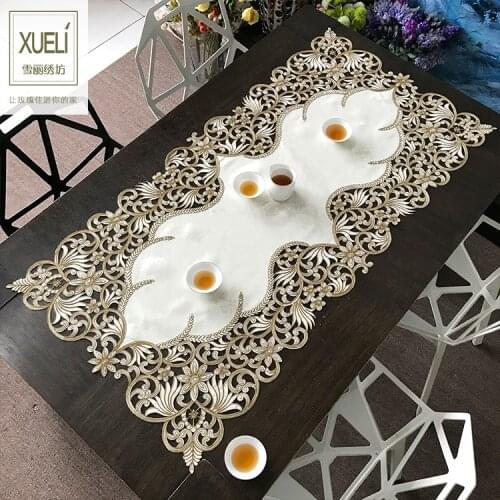 Rectangle mantel Embroidery Table Runner Fabric Tea table cloth,Table mat table Cover decoration toalha de mesa tapetes