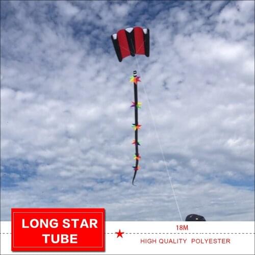 18m kite Long star tube windsock fug