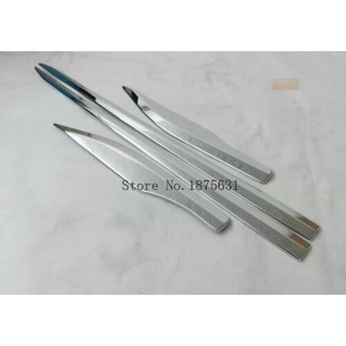 Bright Style For Toyota C-HR CHR 2016 2017 ABS Side Door Body Lid Frame Cover Decoration Trim 4 Pcs / Set