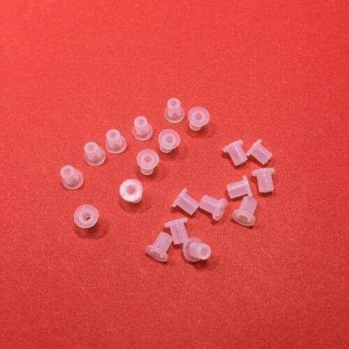 YOTAT 20pcs pipe sleeve DIY CISS tube bend sleeve Hollow plug , transparent rubber for CISS cartridges ciss small rubber