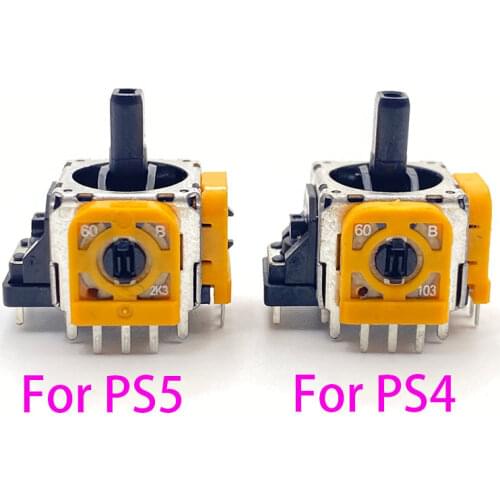 Replacement for PlayStation 5 PS5 3D Joystick Analog Grips Controller Repair Part 3Pin 3D Analog stick Joystick Sensor Module