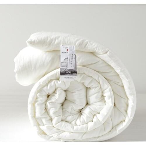 Winter Quilt Duvet Comforter Queen Size Bedding Comforters Pure 100 Cotton Natural Winter Season Cotton Winter Free Shipping